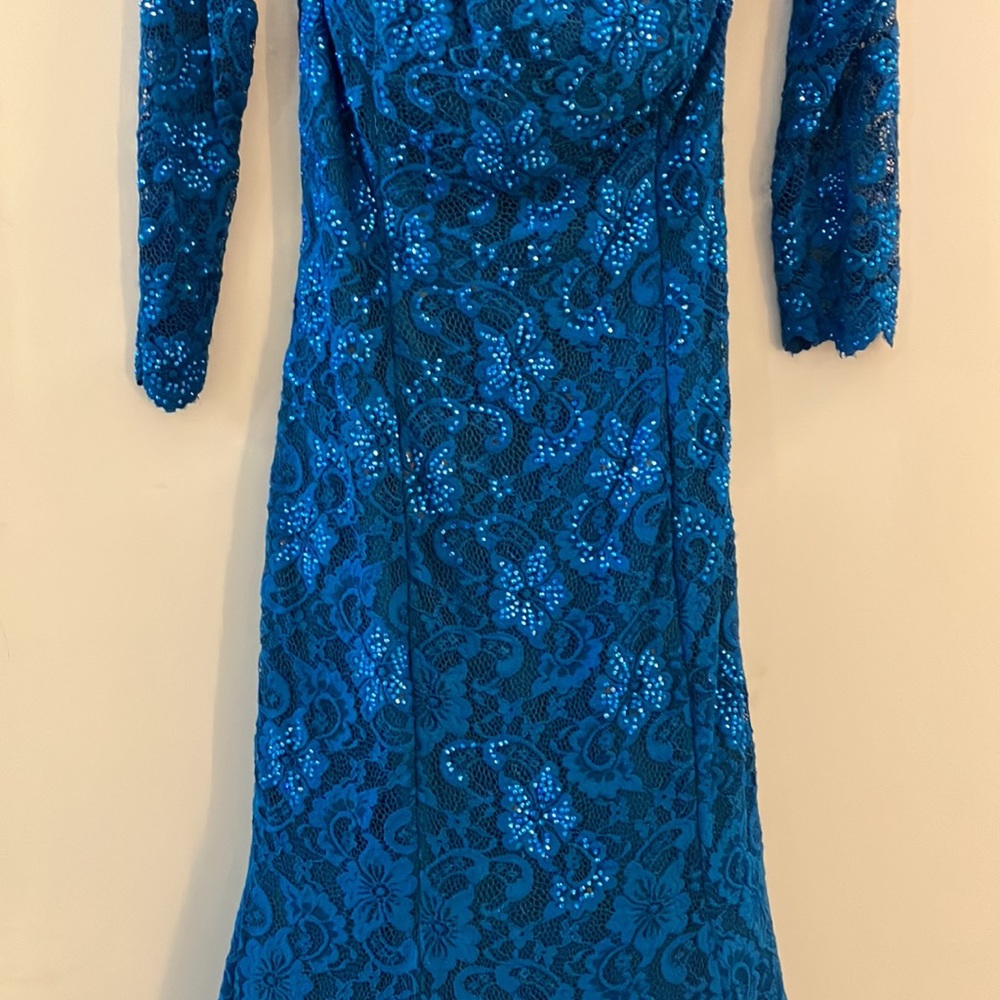 Backless Off Shoulder Gown - Picture 6 of 13